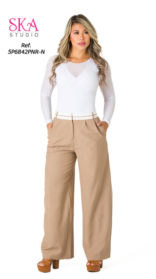 Pantalon Bota Recta 5P6842PNR-N - Khaki