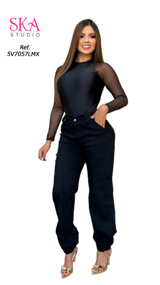 Conjunto Pantalon 5V7057LMX - Negro