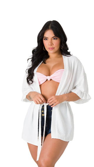 Kimono 4B6159K - Blanco