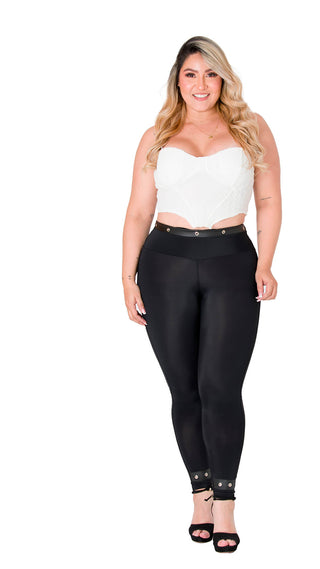 Leggings Levanta Cola CHNT 7L820BPCT-N - Negro