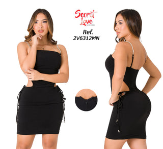 Vestido Mini Cut Out 2V6312MN - Negro