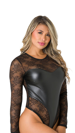 Body Manga Larga 5BB6725 - Negro