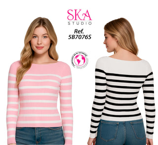 Sueter Manga Larga 5B7076S - Camel