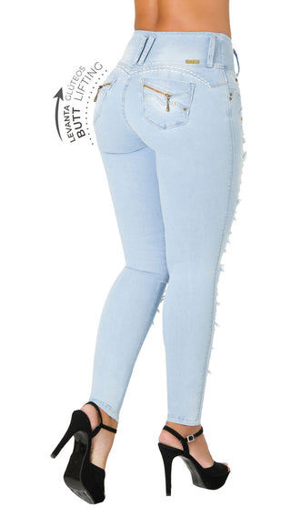 Freddy Jeans Levantacola Bota Skinny 40317DPAP-B  - Hielo