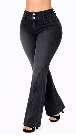 Jeans Flare Levancola 52757PNC-B - Gris