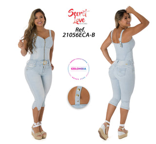 Maia Capris Levantacola Con Bolsillo 21056ECA-B  - Hielo