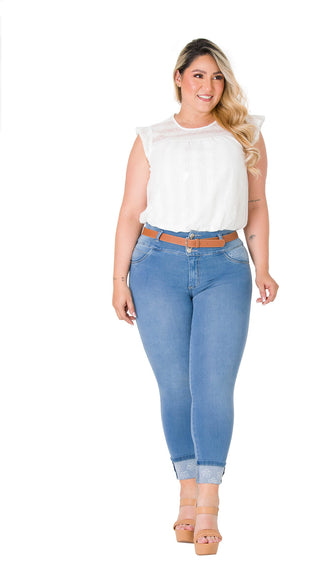 Blusa SemiFormal 4B6021B - Blanco