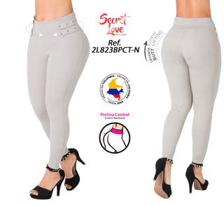 Leggings Levanta Cola Secret Love 2L823BPCT-N - Estampado