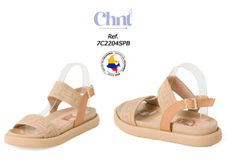 Sandalias Planas 7C2204SPB - Beige