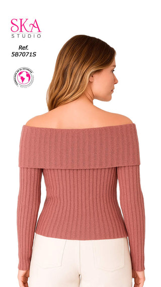 Sueter Cuello Bandeja 5B7071S - Rosado