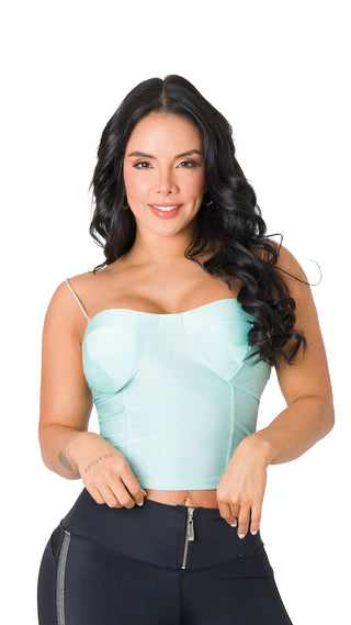 Crop Top 4B6110C - Verde