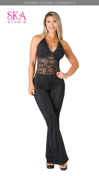 Enterizo Leggings 5L1008EPCT-N - Negro