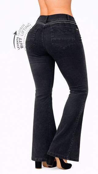Jeans Flare Levancola 52757PNC-B - Gris