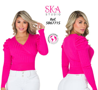 Suéter 5B6771S - Fucsia