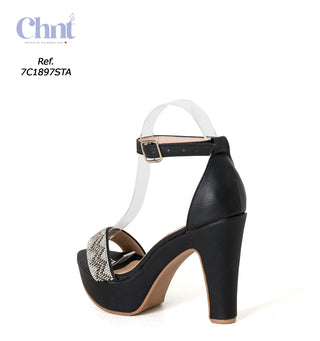 Sandalia Brillantes 7C1897STA - Negro