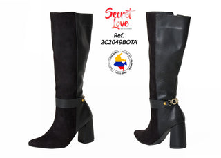 Botas Caña Alta 2C2049BOTA - Negro