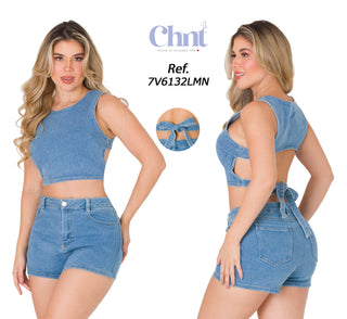 Conjunto Short 7V6132LMN - Azul