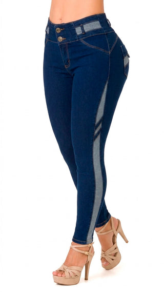 Jeans Moda Levantacola 52794PNP-B - Azul