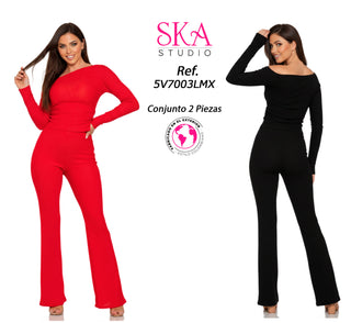 Conjunto Pantalon 5V7003LMX - Rojo