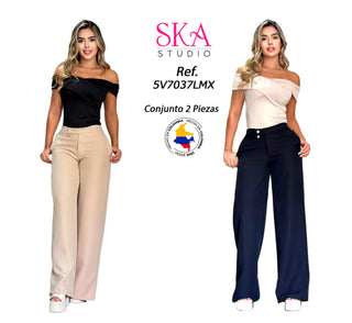 Conjunto Pantalon 5V7037LMX	 - Camel