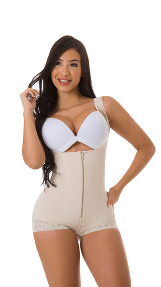 Body Faja Short 5F210BB - Beige