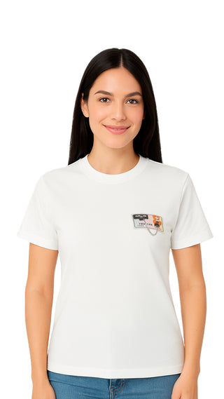 Blusa Cuello Redondo 5B6970B - Blanco