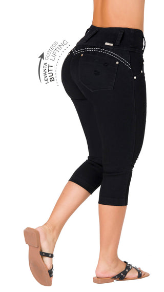 Capris Levanta Cola Sercret Love 21394CAPA-B - Negro