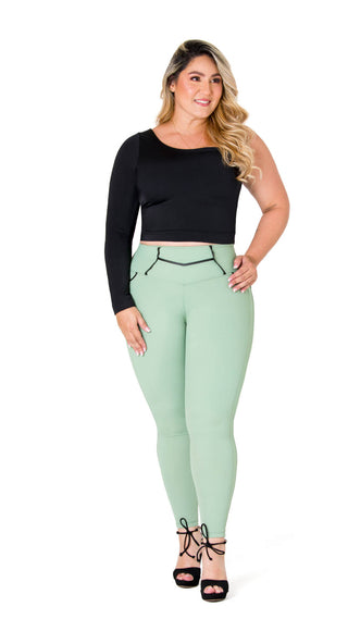 Leggings Levanta Cola 2L842BPCP-N - Verde