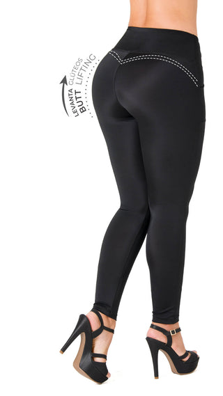 Leggings Levanta Cola Ska 5L883BPCP-N - Negro