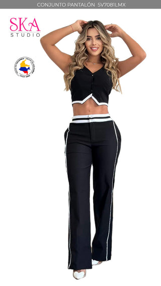 Conjunto Pantalon 5V7081LMX - Negro