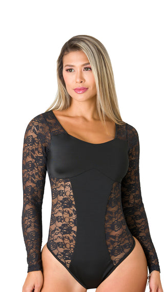 Body Manga Larga 5BB871 - Negro