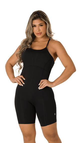 Enterizo Leggings Biker Deportivo Sport 2L4323DBIPN-N - Negro