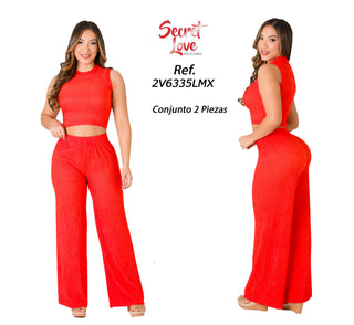 Conjunto Pantalon 2V6335LMX - Naranja
