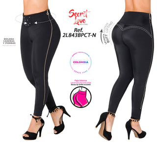 Leggings Levanta Cola 2L843BPCT-N - Negro