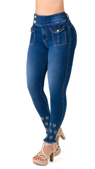 Jean LevantaCola Skinny CHNT 71366PNT-B - Azul Oscuro