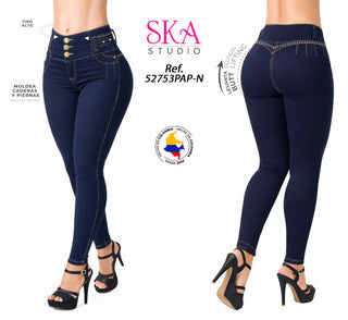 Jeans Levantacola  52753PAP-N - Azul