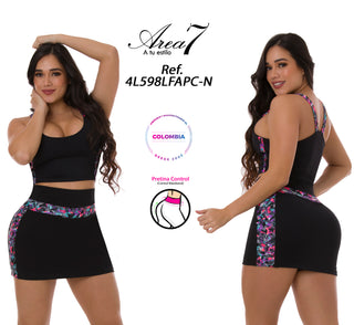 Jena Conjunto Falda Short Deportivo 4L598LFAPC-N - Negro