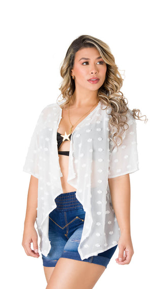 Kimono 4B6184K - Blanco