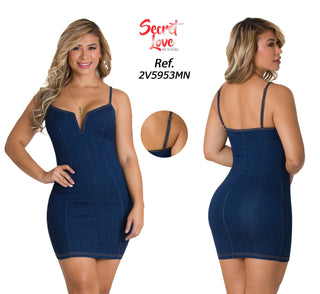 Vestido mini denim 2V5953MN