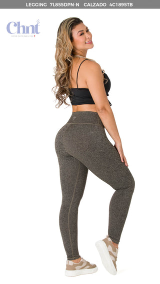 Leggings Deportivo CHNT 7L855DPN-N - Cafe