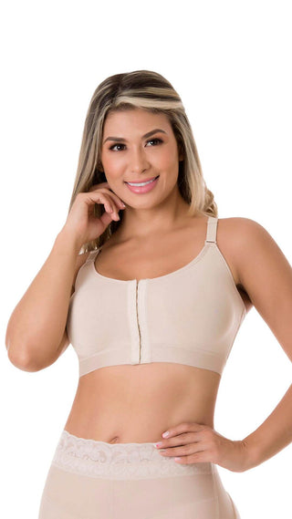 Brasier Quirúrgico Con Tiras Ajustables 5F134B - Beige
