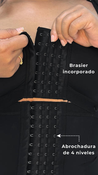 Faja Enterizo Sculpt con Brasier Incorporado 5F547ESH - Negro