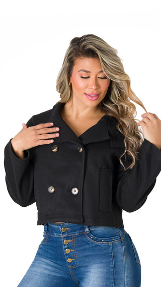 Chaqueta Elegante 5B6541CH - Negro