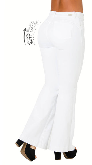 Jeans Bota Campana 52702PDC-B - Blanco