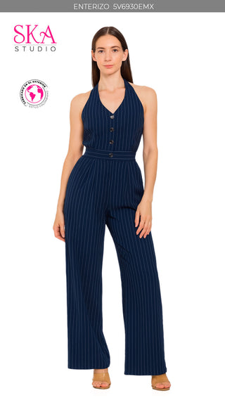 Enterizo Con Botones 5V6930EMX	 - Azul