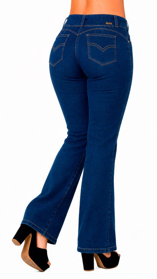 Jeans Clasico Bota Recta 52803PNR-B - Azul