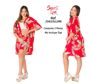 Conjunto Short 2V6191LMN - Estampado