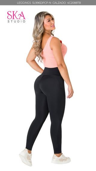 Legging Pretina Control 5L996DPCP-N - Negro
