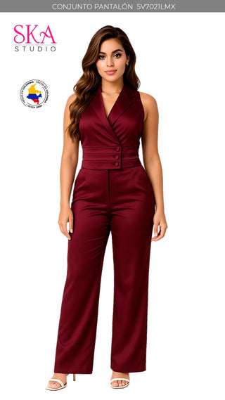 Conjunto Pantalon 5V7021LMX - Vinotinto