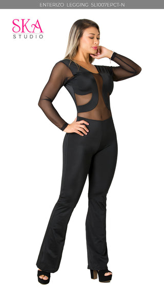 Enterizo Leggings 5L1007EPCT-N - Negro